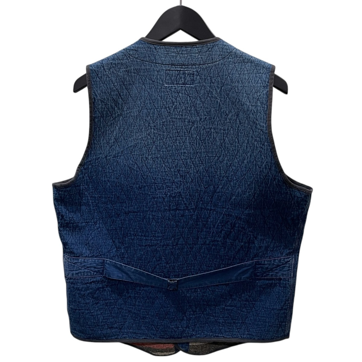 インディゴキルテッド ワークベスト Indigo Quilted Work Vest 4700398994