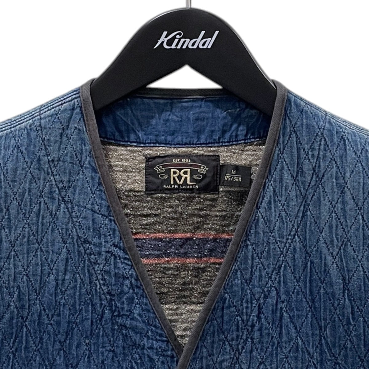 インディゴキルテッド ワークベスト Indigo Quilted Work Vest 4700398994