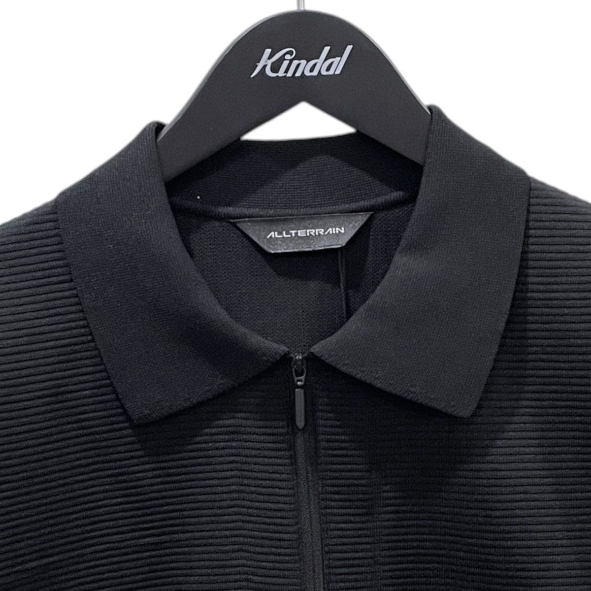 Descente ALLTERRAIN 24SS 長袖ニットポロシャツ FUSIONKNIT L／S POLO SHIRT フュージョン ニット ロングスリーブ ポロシャツ DU4FSWA2M 古着・中古-3枚目のアイテム画像