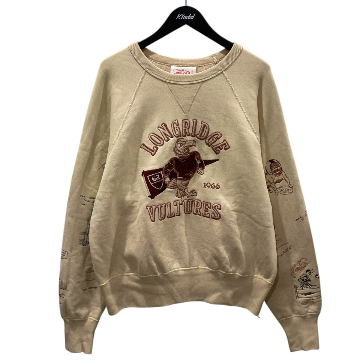 Samuel Zelig 25SS スウェットトレーナー Yearbook Crewneck イヤーブッククルーネック 古着・中古-1枚目のアイテム画像