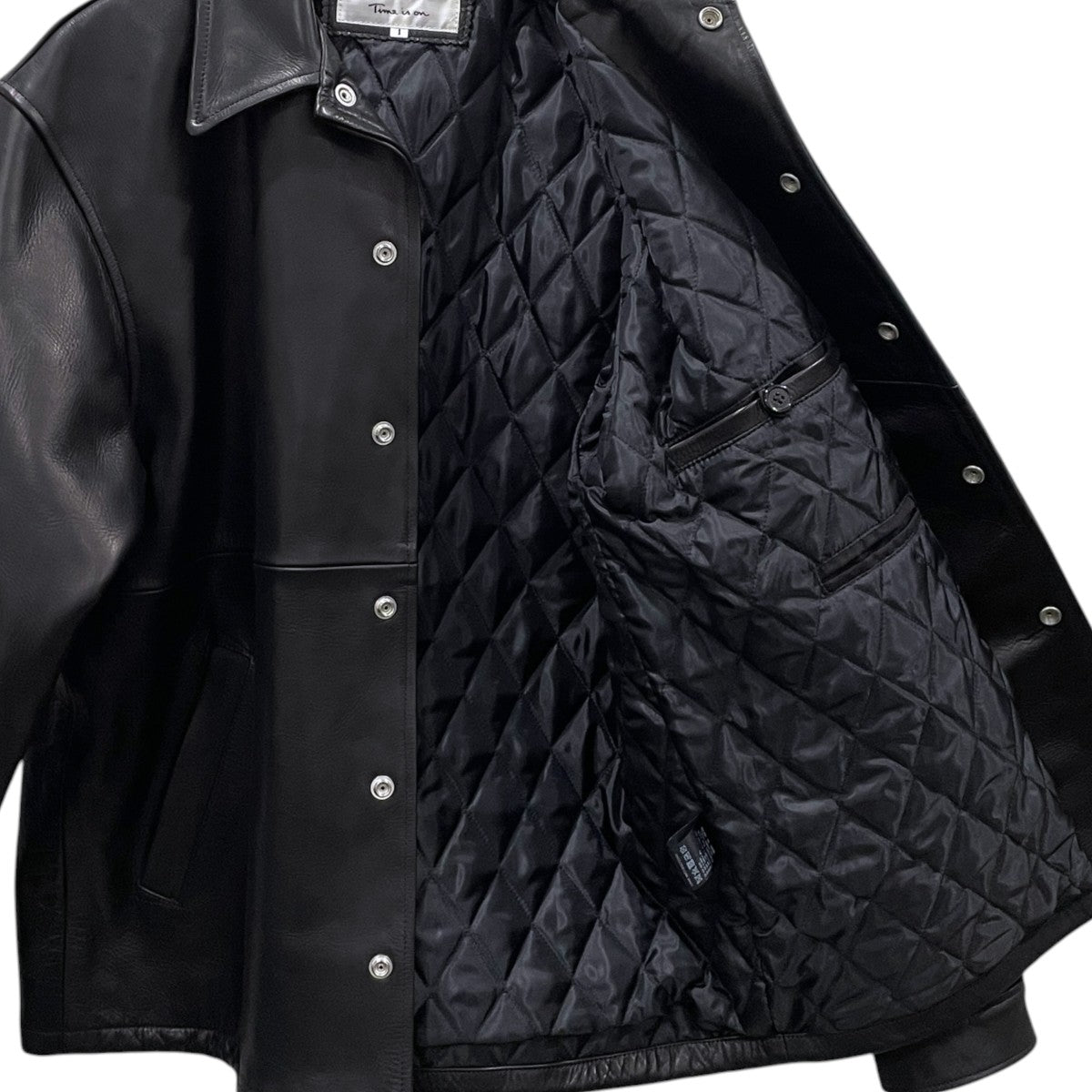 Time is on 20AW レザーコーチジャケット LEATHER COACH JACKET T200-L771 古着・中古-3枚目のアイテム画像