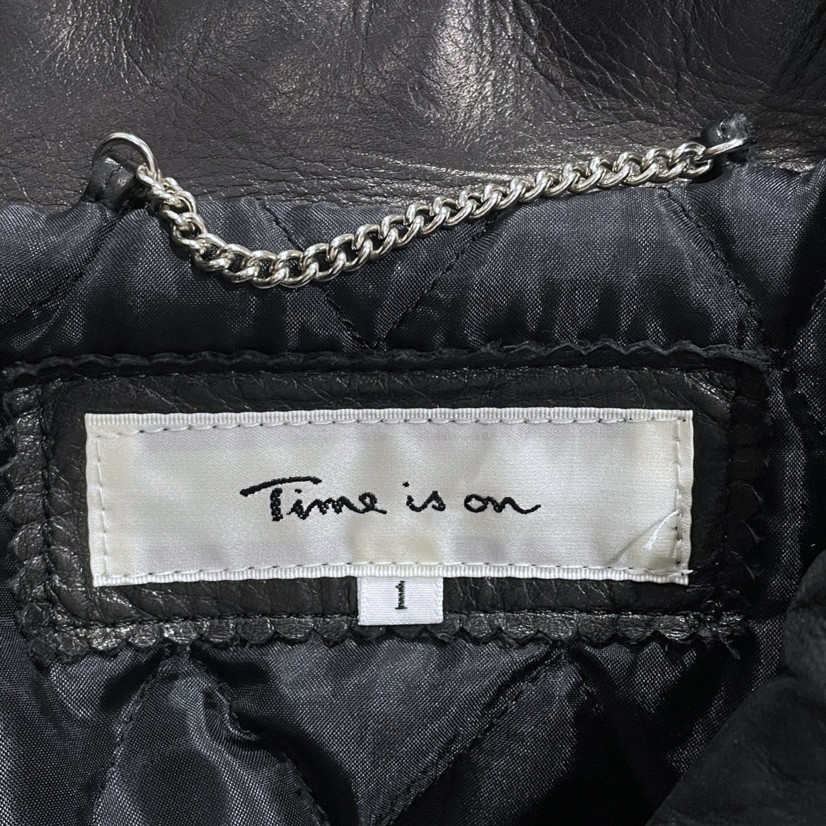 Time is on 20AW レザーコーチジャケット LEATHER COACH JACKET T200-L771 古着・中古-9枚目のアイテム画像