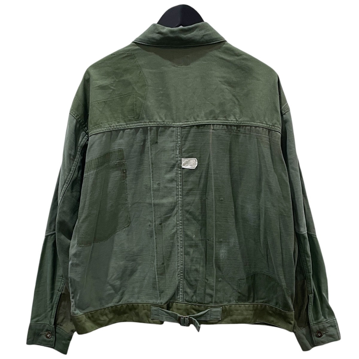 CHANGES 26SS リメイクミリタリーシャツ Remake US Army Shirt 1st リメイク ユーエスアーミーシャツ ファースト 長袖シャツ 古着・中古-2枚目のアイテム画像