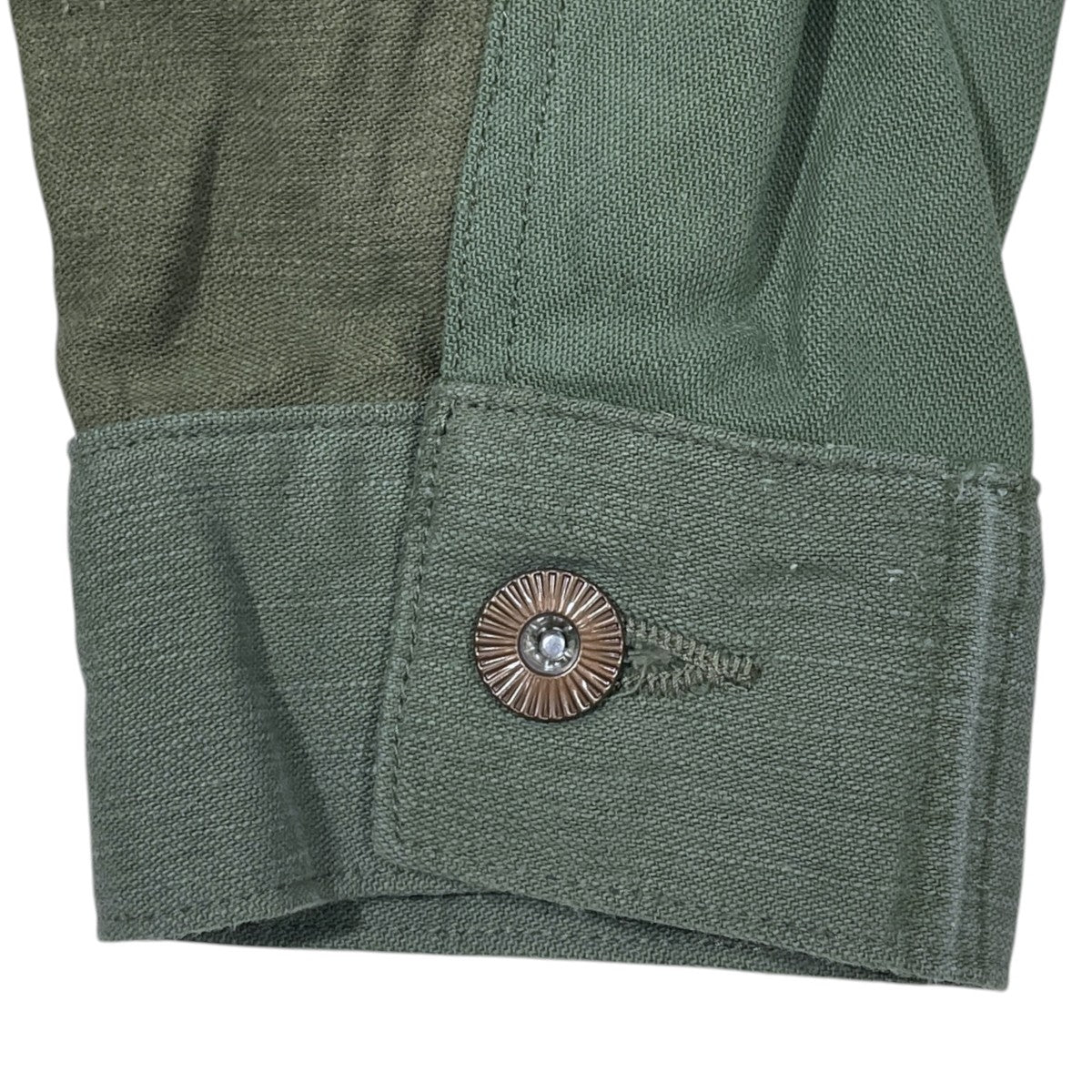 CHANGES 26SS リメイクミリタリーシャツ Remake US Army Shirt 1st リメイク ユーエスアーミーシャツ ファースト 長袖シャツ 古着・中古-4枚目のアイテム画像
