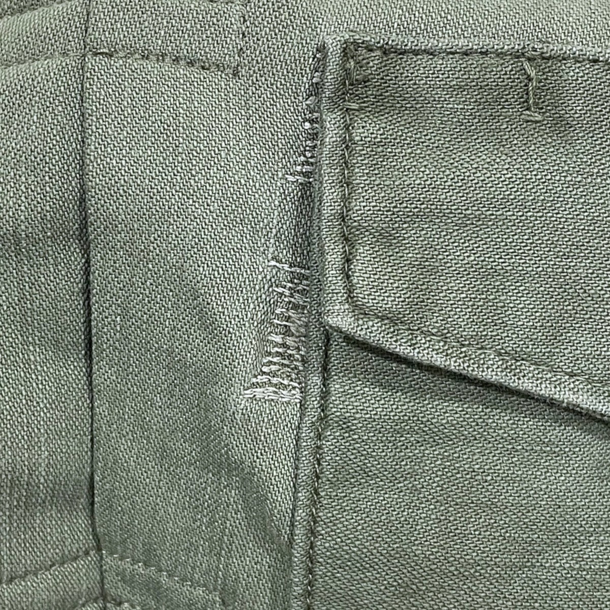 CHANGES 26SS リメイクミリタリーシャツ Remake US Army Shirt 1st リメイク ユーエスアーミーシャツ ファースト 長袖シャツ 古着・中古-5枚目のアイテム画像