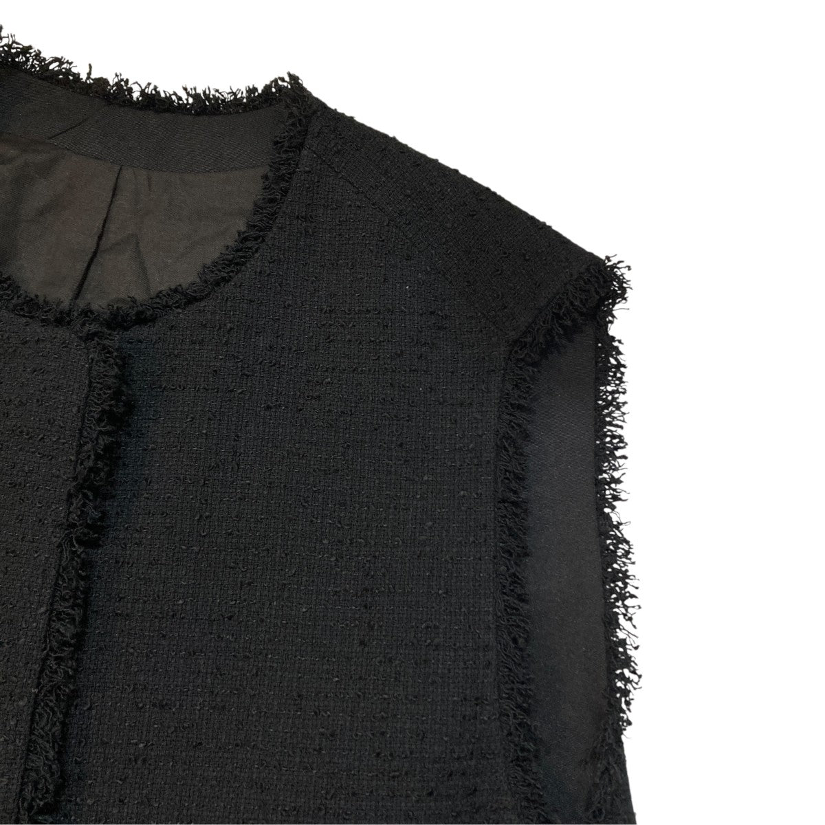 2Ribbon Tweed GilletリボンツイードジレGP-217j