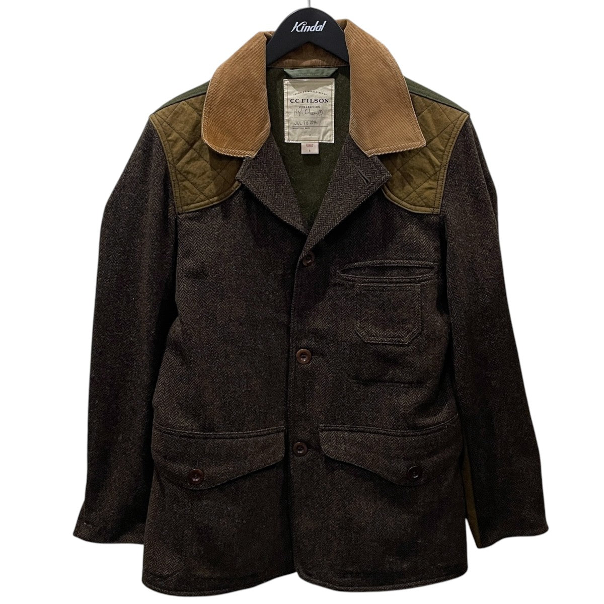 NIGEL CABOURN×C．C． FILSON ソフトハンティングジャケット SOFT HUNTING JACKET 8081280010 古着・中古-1枚目のアイテム画像