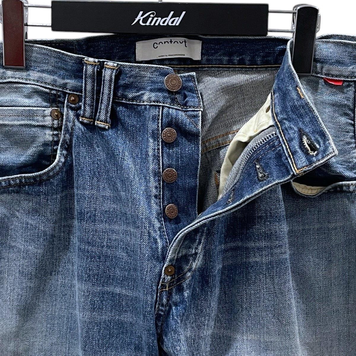 anachronorm デニムパンツ CONTEXT-001 REGULAR TAPERED 5P PANTS(FIVE YEAR WASH) レギュラーテーパードファイブポケットパンツ 81868050535 古着・中古-3枚目のアイテム画像