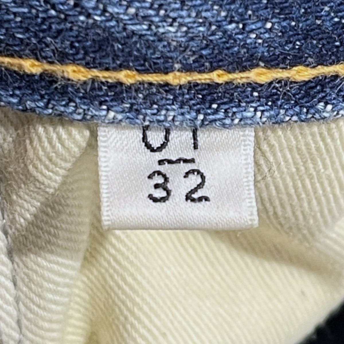 anachronorm デニムパンツ CONTEXT-001 REGULAR TAPERED 5P PANTS(FIVE YEAR WASH) レギュラーテーパードファイブポケットパンツ 81868050535 古着・中古-6枚目のアイテム画像