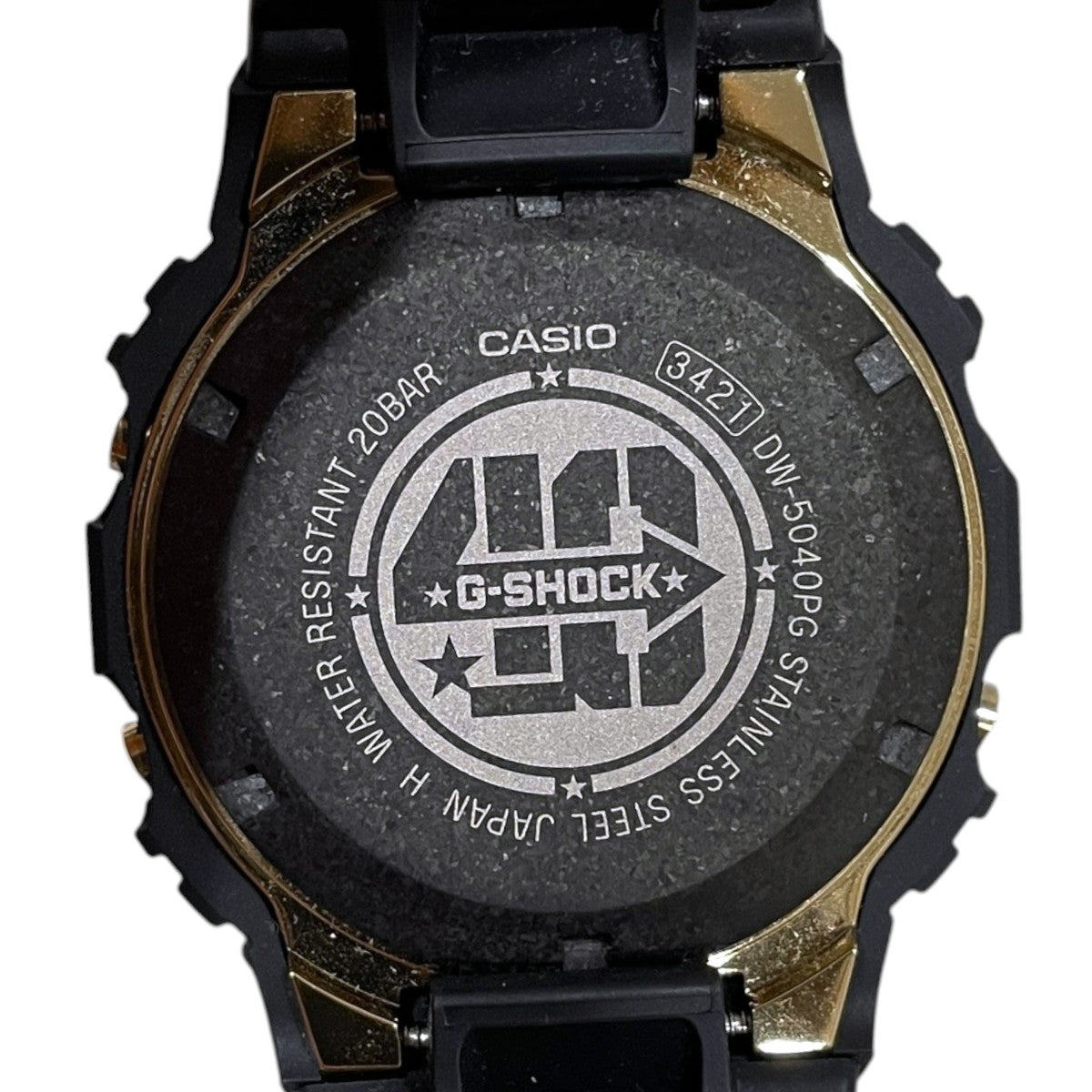 CASIO G-SHOCK 腕時計 40周年限定モデル DW-5040PG-1JR 古着・中古-6枚目のアイテム画像