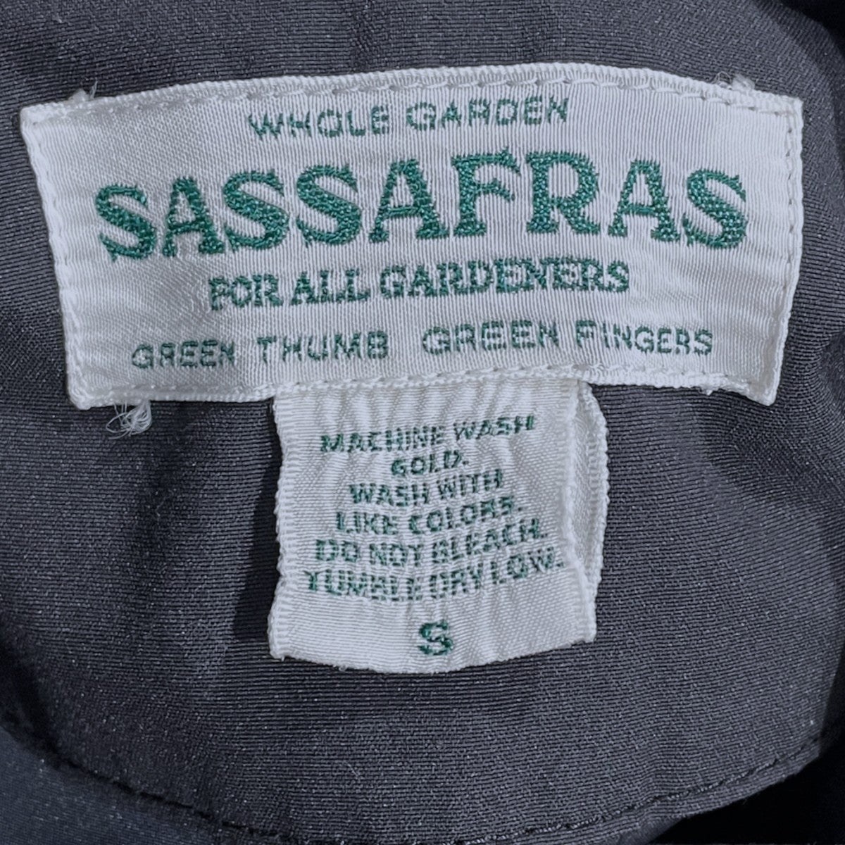 SASSAFRAS ロングコート Gardening At Night Coat ガーデニングアットナイトコート 古着・中古-7枚目のアイテム画像