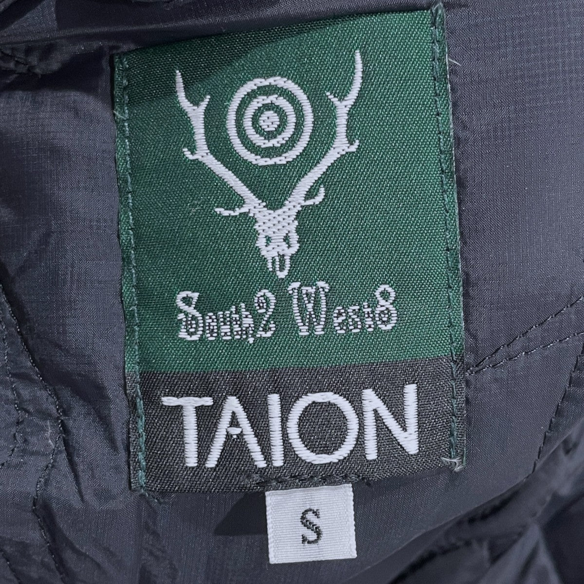 TAION×south2 west8 25AW ノーカラーダウンジャケット Inner Down Jacket インナーダウンジャケット RW698 古着・中古-5枚目のアイテム画像