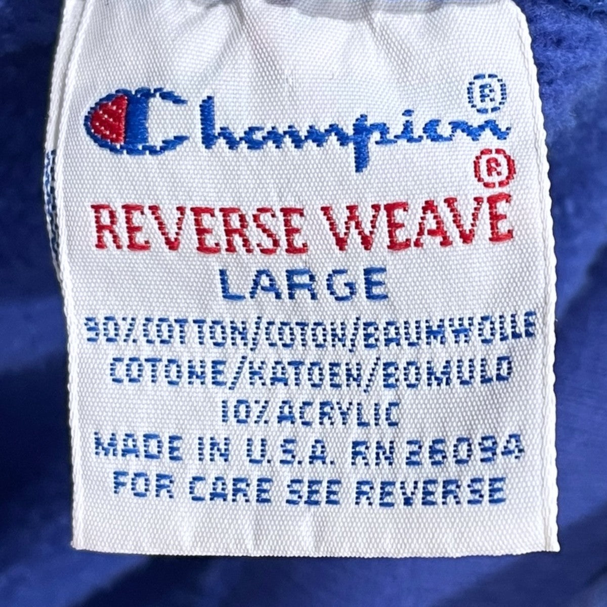 Champion 90s プルオーバーパーカー REVERSE WEAVE リバースウィーブ 古着・中古-10枚目のアイテム画像