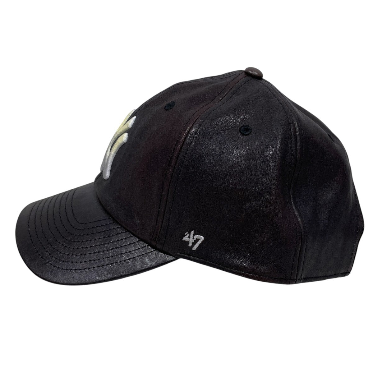 ANCELLM 26AW ホースレザーキャップ 47 JAPAN 9 CURATED BY POGGY 47ジャパン9 ュレーテッド バイ ポギー 15374991 古着・中古-2枚目のアイテム画像