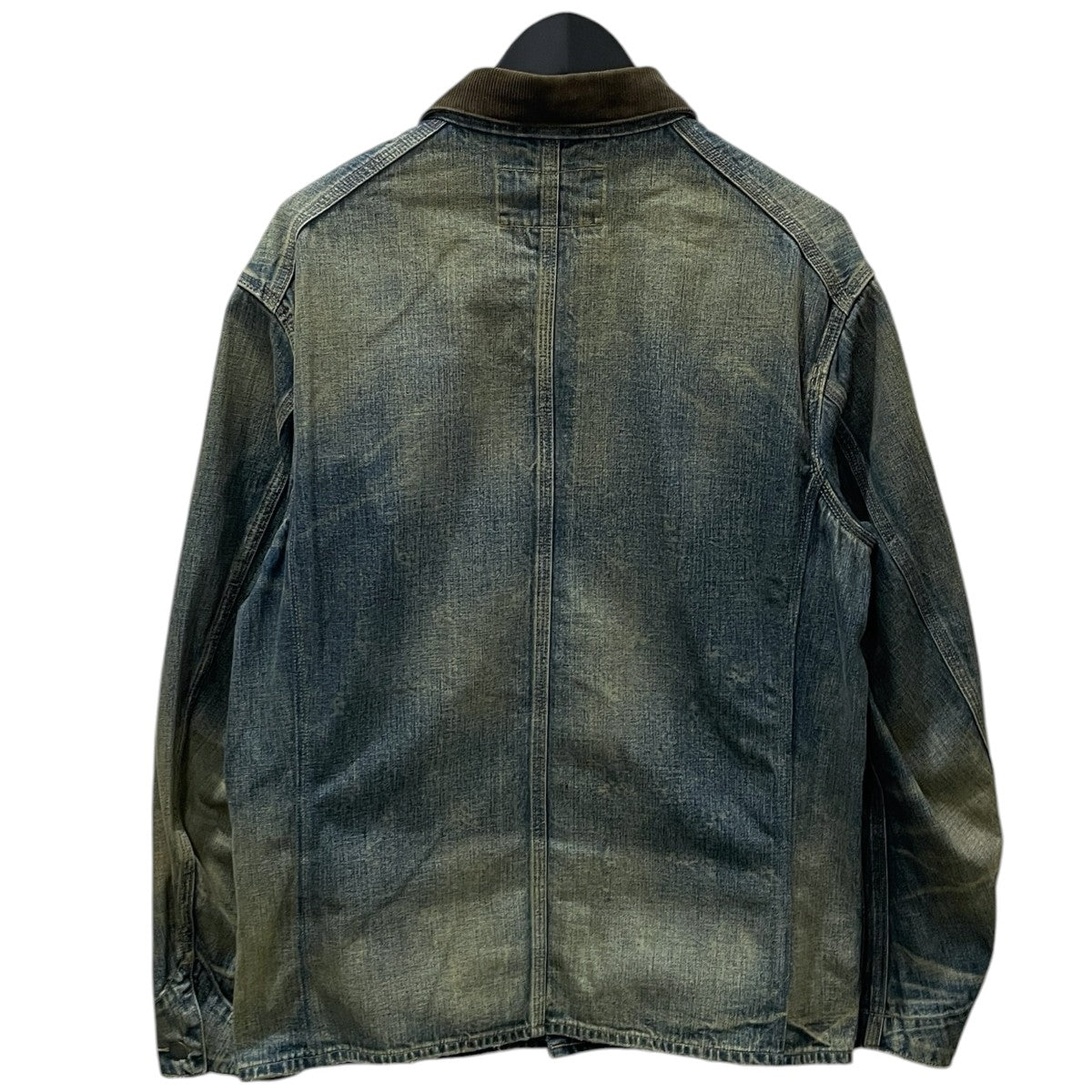 RRL 加工デニムカバーオール DENIM ENGINEER COAT デニムエンジニアコート 782754554001 古着・中古-2枚目のアイテム画像
