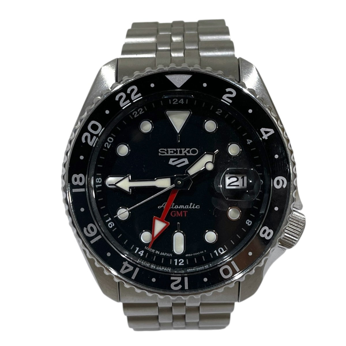 SEIKO 腕時計 Seiko 5 Sports SKX Sports Style GMT SKX スポーツスタイル ジーエムティー SBSC001 古着・中古-2枚目のアイテム画像