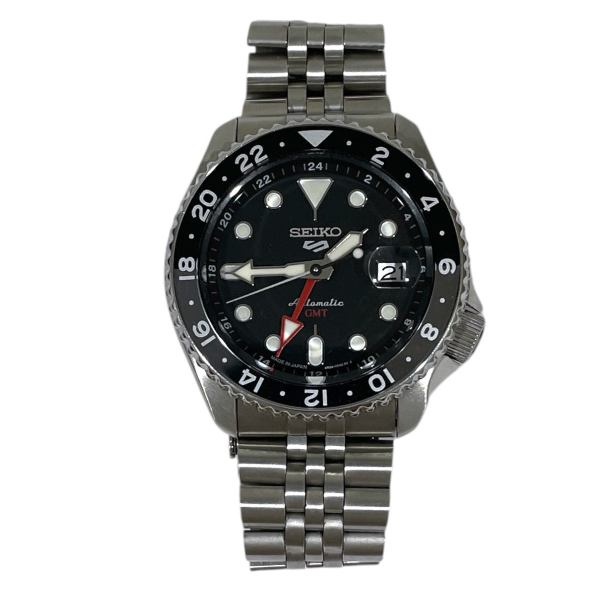 SEIKO 腕時計 Seiko 5 Sports SKX Sports Style GMT SKX スポーツスタイル ジーエムティー SBSC001 古着・中古-5枚目のアイテム画像