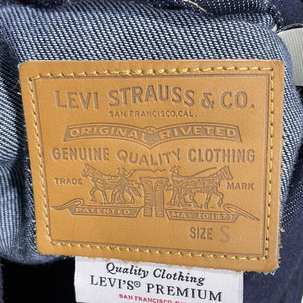 LEVI’S×Spick and Span 26SS デニムジャケット LOOSE CROP TRUCKER ルーズクロップトラッカー 00ATL-0000 古着・中古-6枚目のアイテム画像