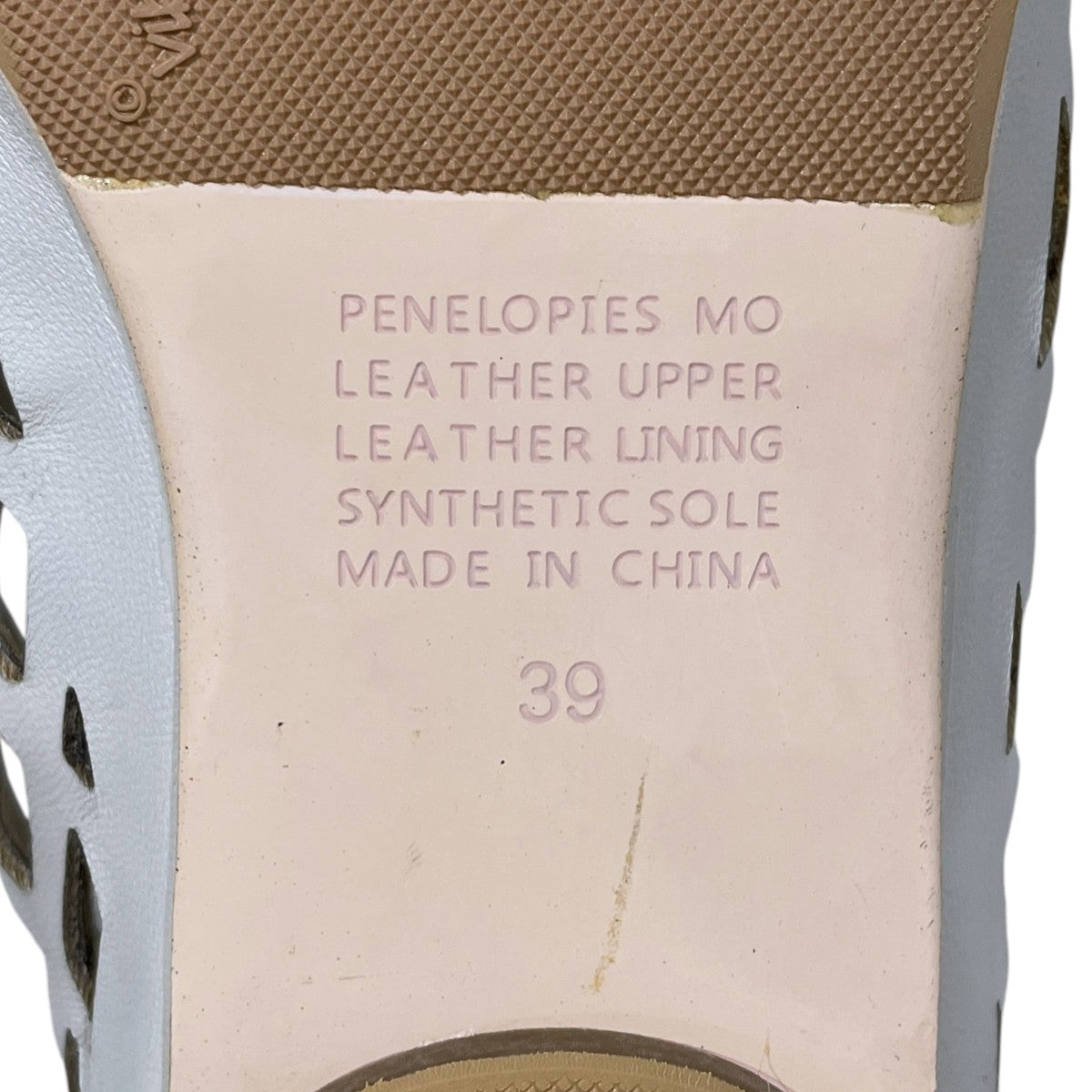 23SS カッティングフラットパンプス PENELOPIES-MO ペネロピーズエムオー MO14420W18LE390