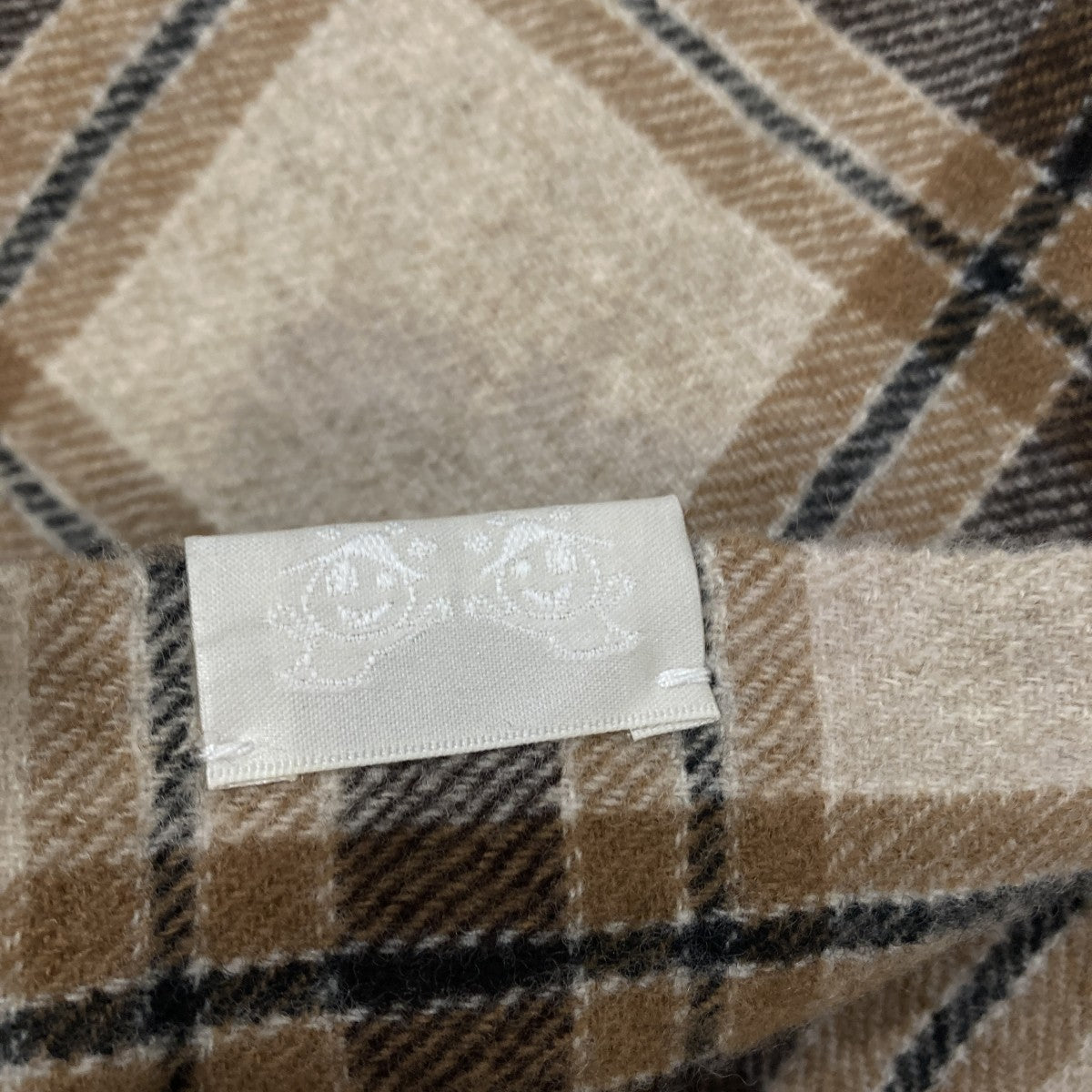 SUNSEA チェックマフラー 古着・中古-8枚目のアイテム画像