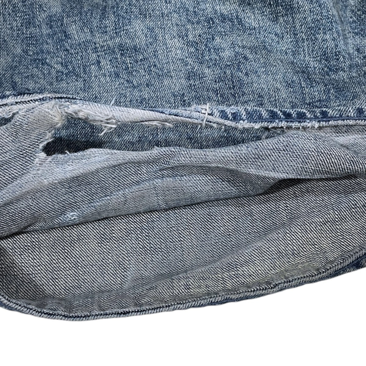 加工デニムパンツ FRESH MAN DENIM WIDE PANTS PAINT フレッシュマンデニムワイドパンツペイント REPT-054P