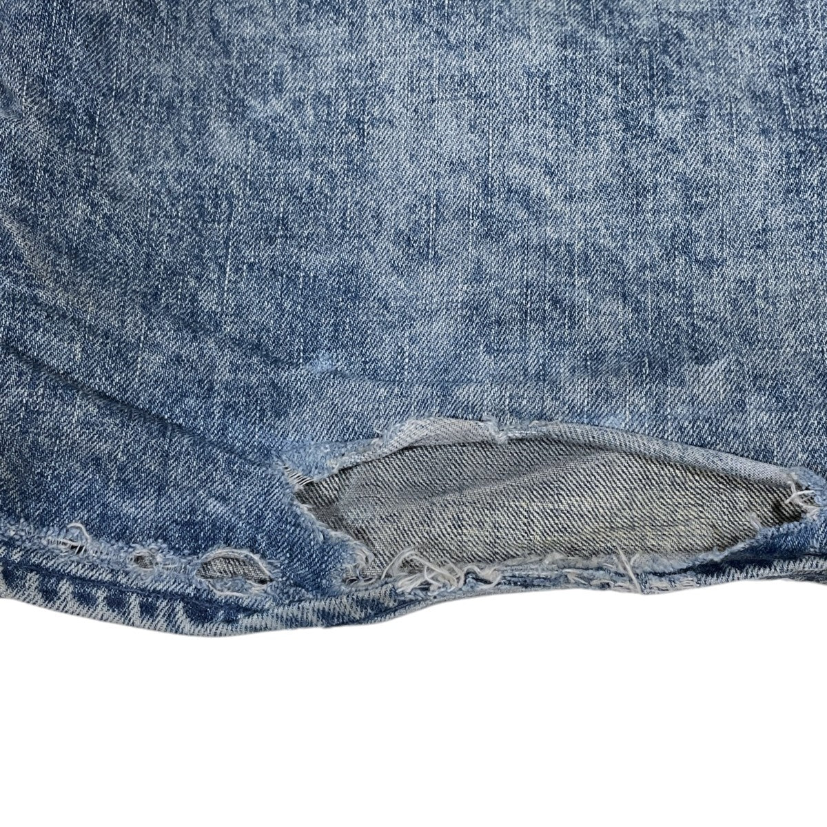加工デニムパンツ FRESH MAN DENIM WIDE PANTS PAINT フレッシュマンデニムワイドパンツペイント REPT-054P