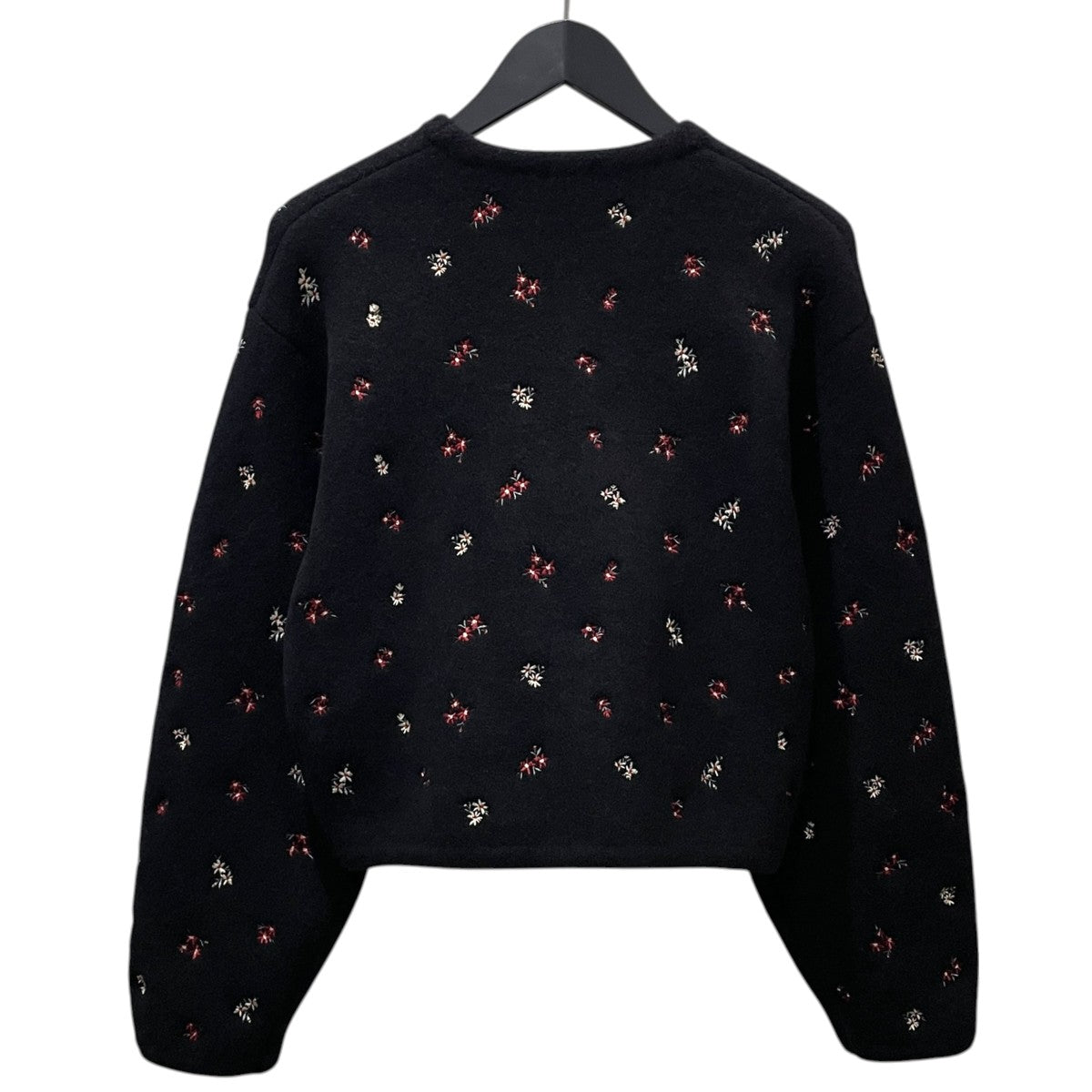 CREDONA 25AW フラワー エンブロイダリー ニットジャケット FLOWER EMBROIDERY KNIT JACKET 1425511389-0 古着・中古-2枚目のアイテム画像