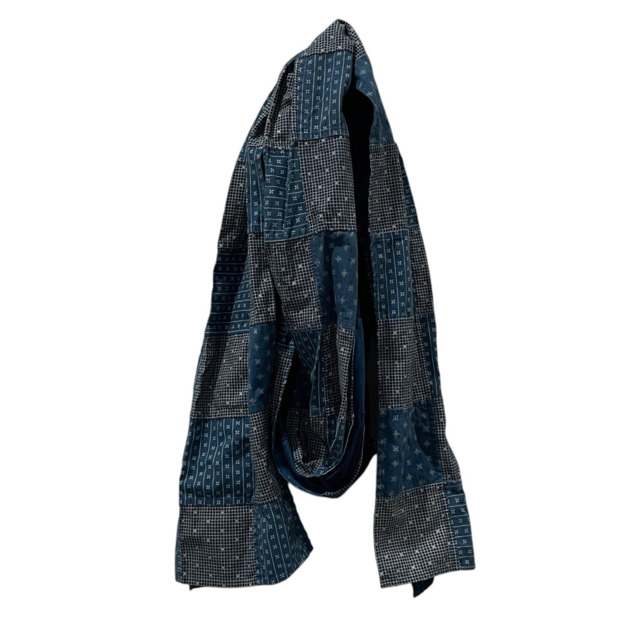 インディゴパッチワークスカーフ Indigo Patchwork Scarf