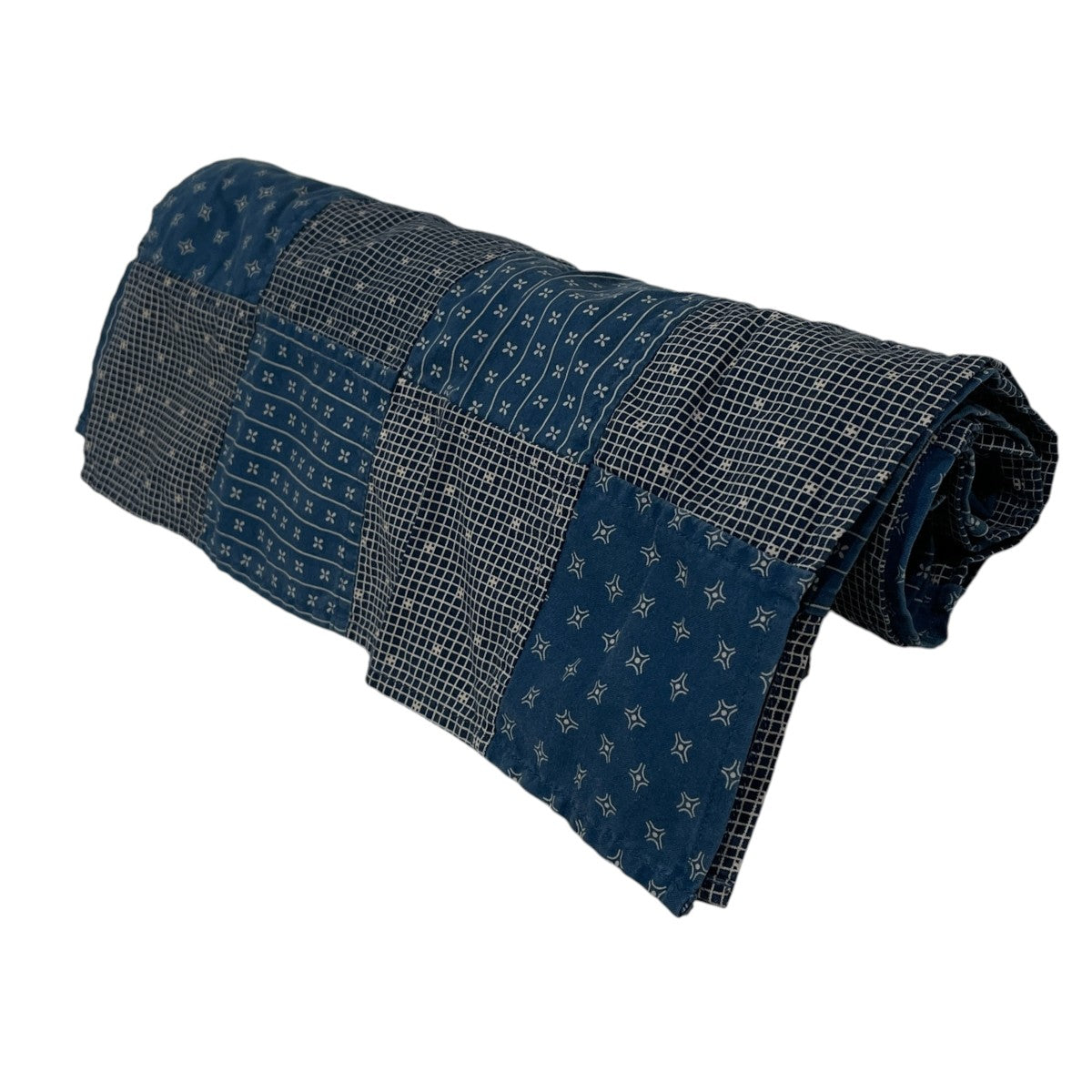インディゴパッチワークスカーフ Indigo Patchwork Scarf