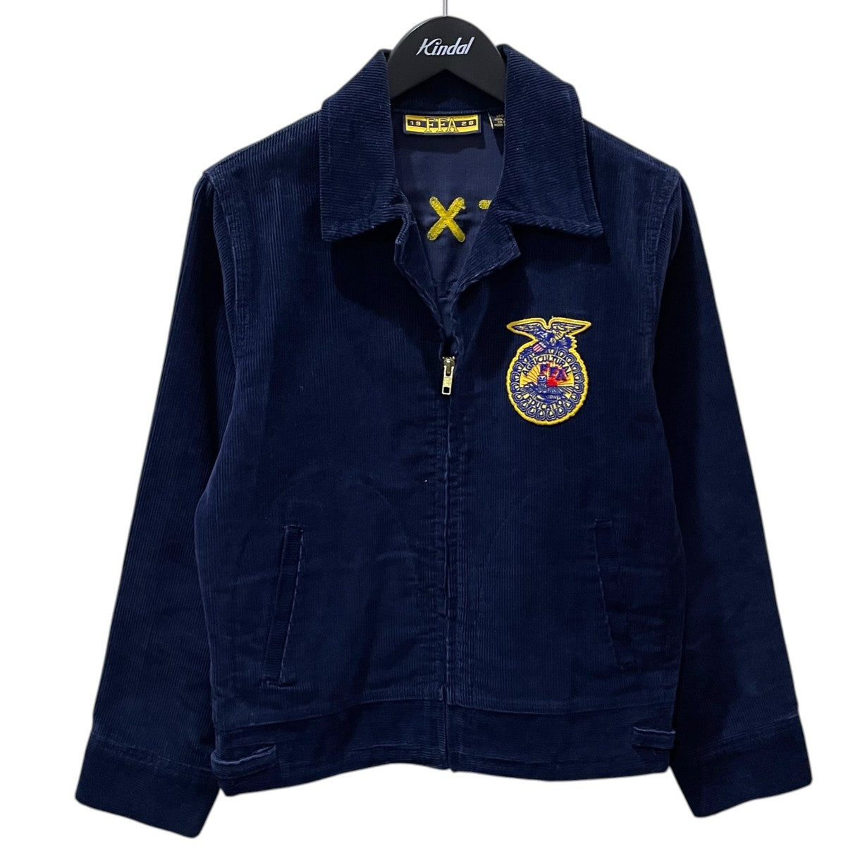 FFA(Future Farmers of America) ジップアップコーデュロイジャケット OFFICIAL FFA JACKET オフィシャル エフエフエー ジャケット 100 古着・中古-1枚目のアイテム画像