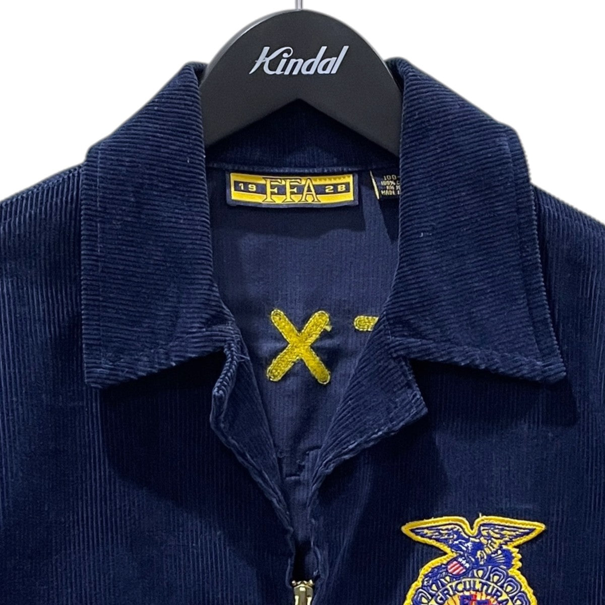FFA(Future Farmers of America) ジップアップコーデュロイジャケット OFFICIAL FFA JACKET オフィシャル エフエフエー ジャケット 100 古着・中古-3枚目のアイテム画像