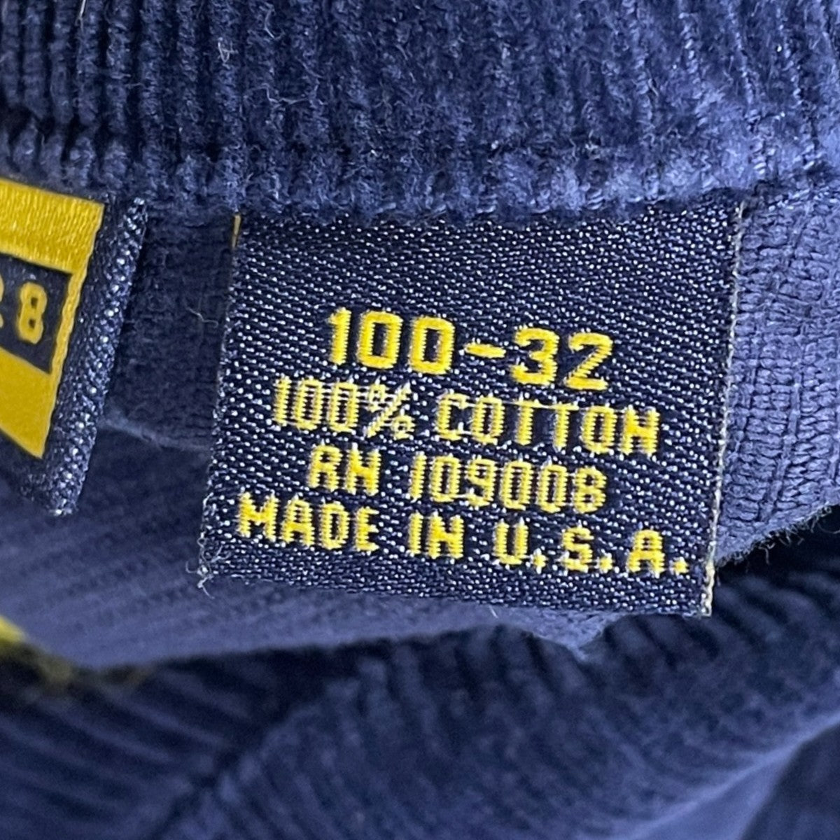 FFA(Future Farmers of America) ジップアップコーデュロイジャケット OFFICIAL FFA JACKET オフィシャル エフエフエー ジャケット 100 古着・中古-9枚目のアイテム画像