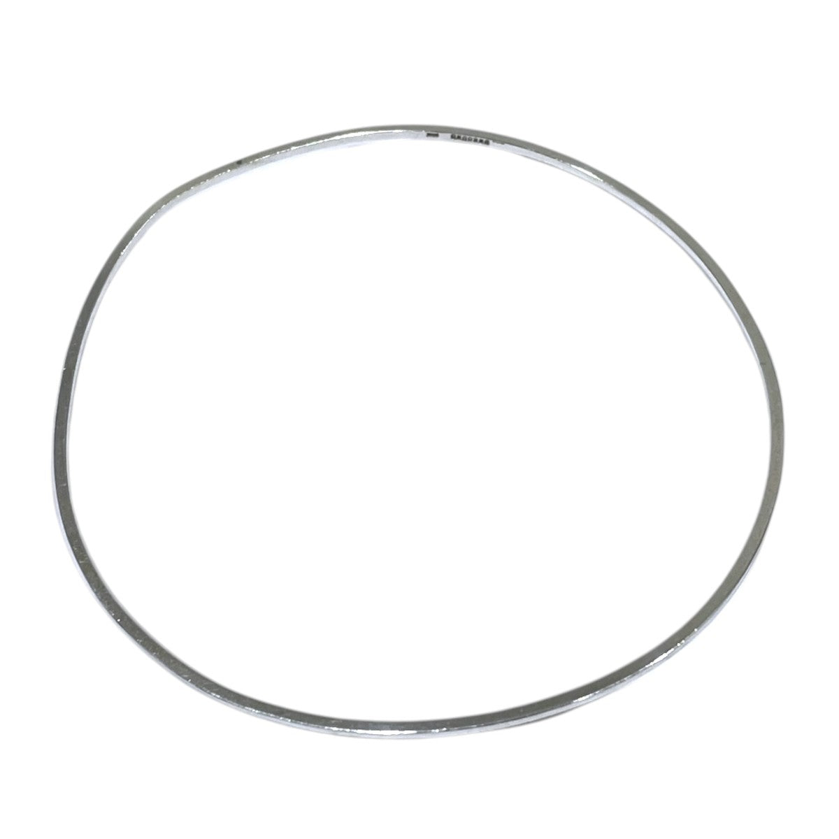 DAN TOMIMATSU シルバーバングル RUBBER BAND BRACELET ラバーバンドブレスレット 古着・中古-1枚目のアイテム画像