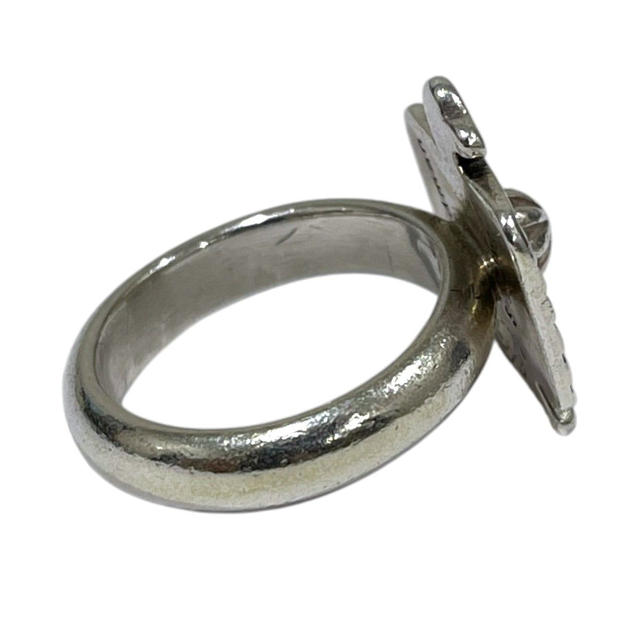インディアンジュエリー サンダーバード スタンプワーク リング Thunderbird Stamp Work Ring Darrell Cadman ダレル・キャドマン ナバホ族 古着・中古-5枚目のアイテム画像