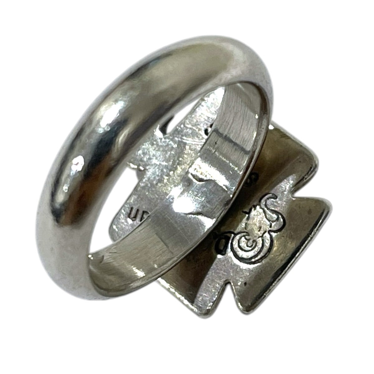 インディアンジュエリー サンダーバード スタンプワーク リング Thunderbird Stamp Work Ring Darrell Cadman ダレル・キャドマン ナバホ族 古着・中古-7枚目のアイテム画像