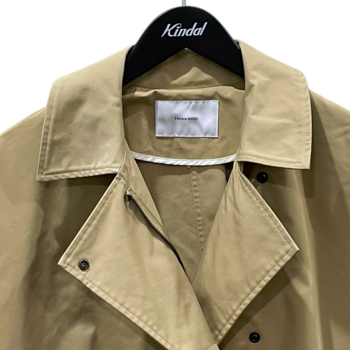 FRAMeWORK 25SS 撥水テントラインコート TENT LINE COAT 25020220400110 古着・中古-3枚目のアイテム画像