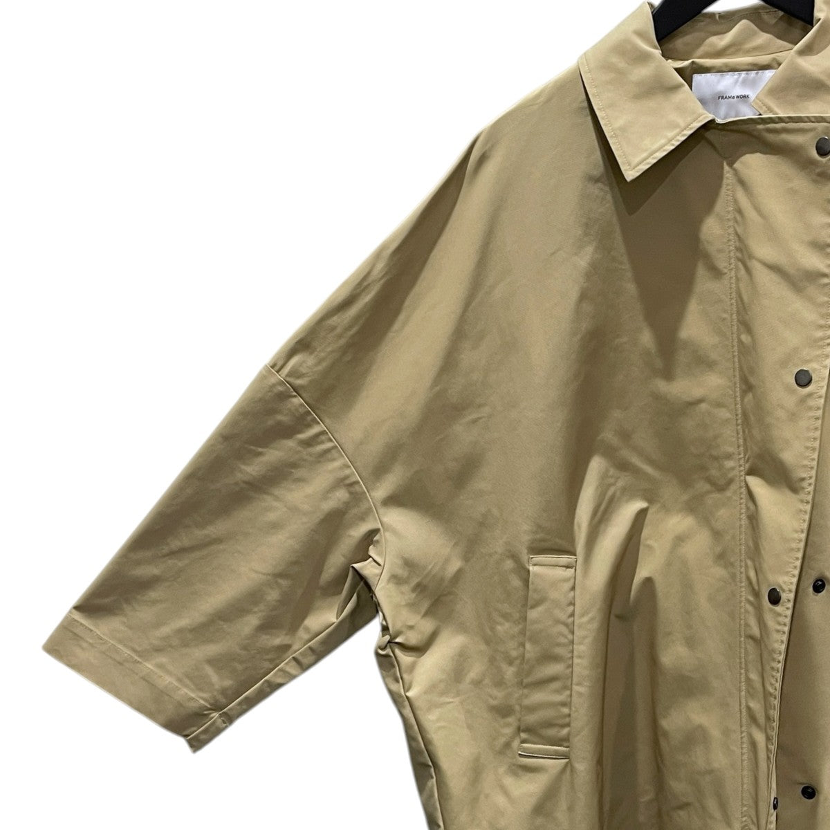 FRAMeWORK 25SS 撥水テントラインコート TENT LINE COAT 25020220400110 古着・中古-5枚目のアイテム画像