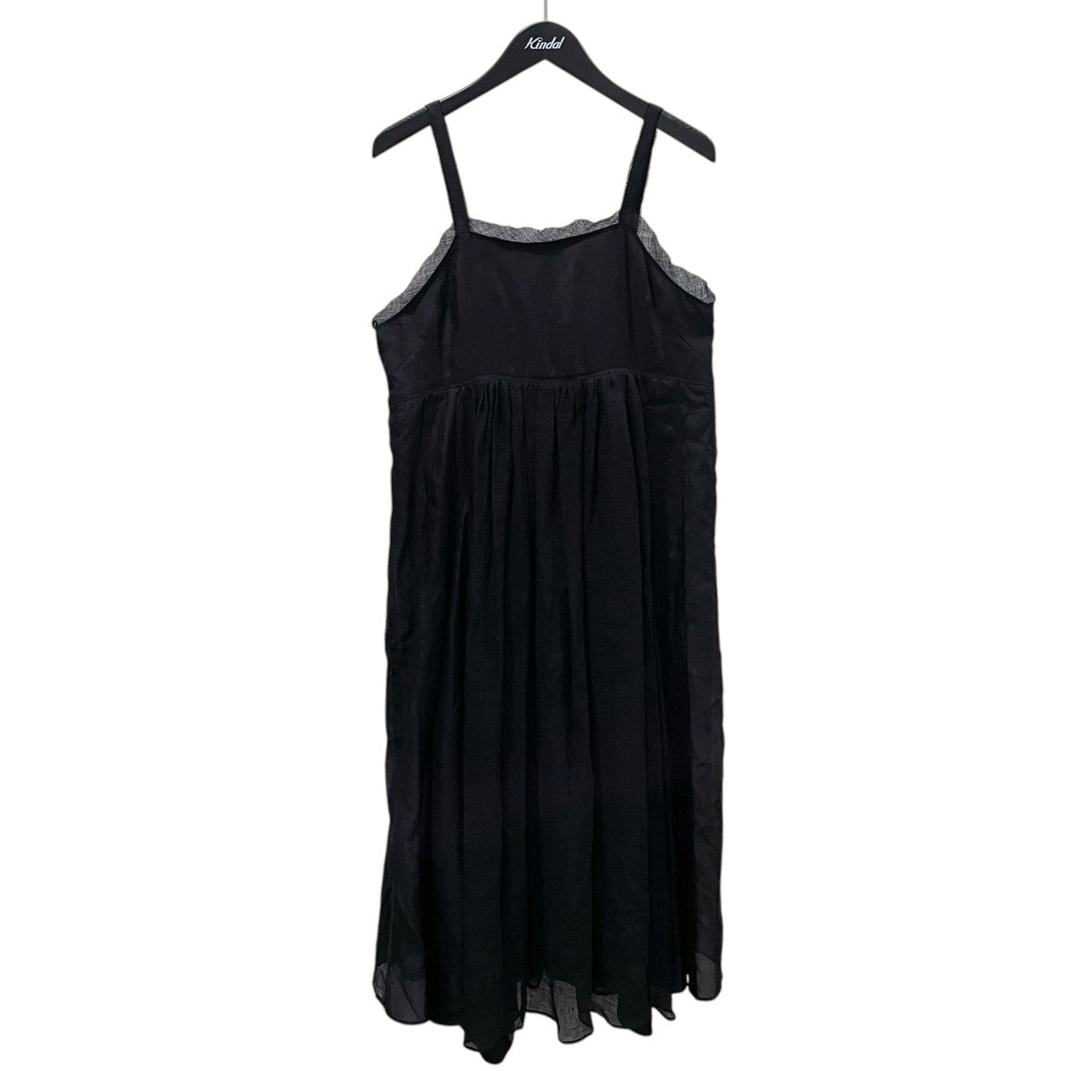 24SS リネンギャザーキャミソールドレス Linen Gather Camisole Dress CL409005ER