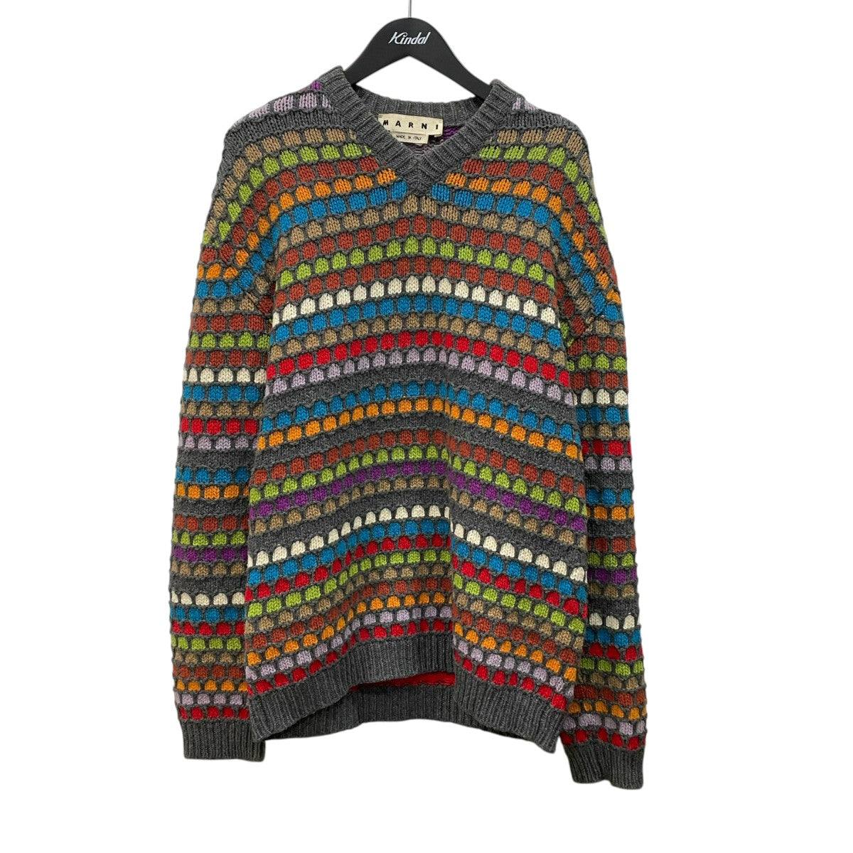 MARNI Vネックニット 古着・中古-1枚目のアイテム画像