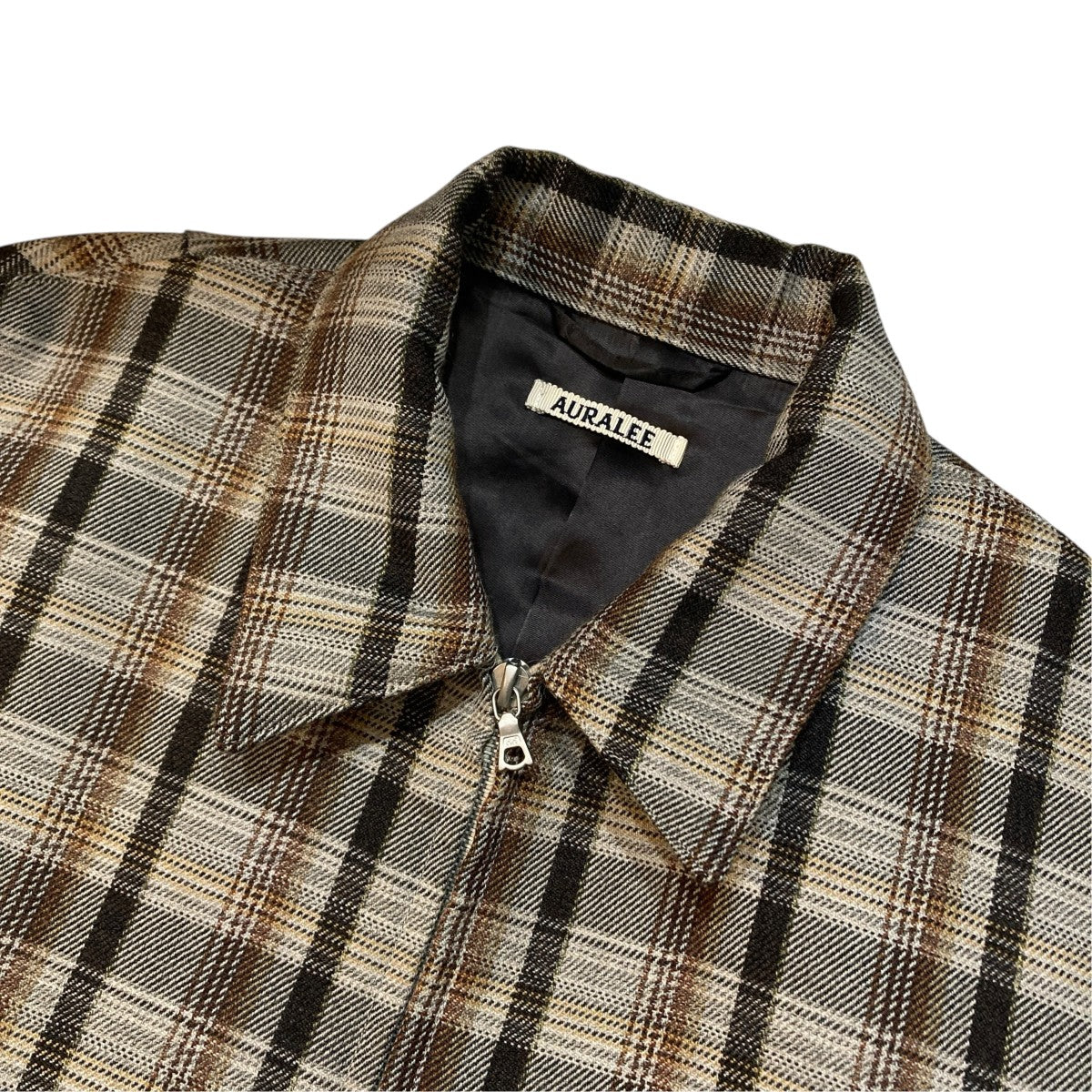 DOUBLE FACE CHECK ZIP BLOUSONチェックジップブルゾンA9AB02BN