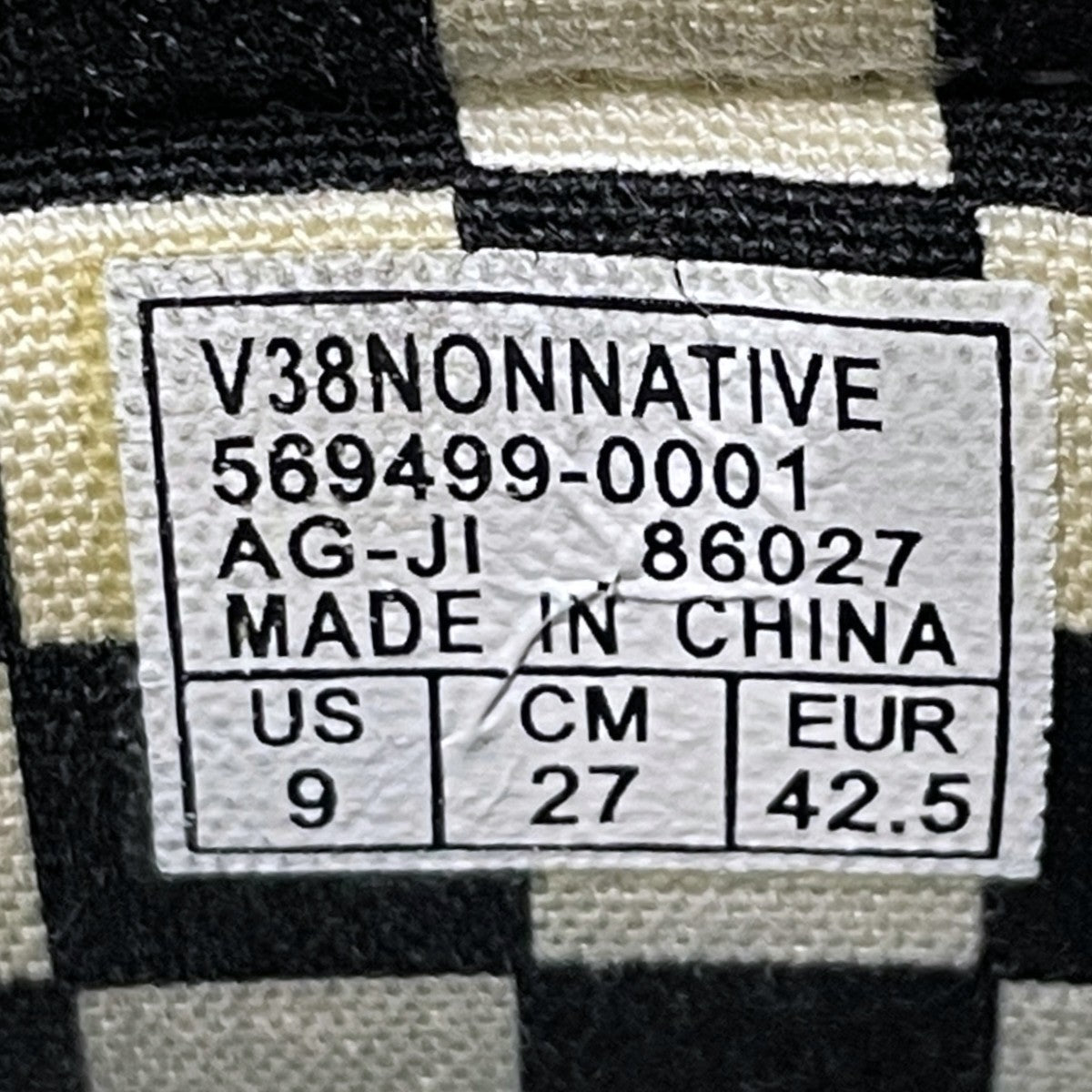 VANS×nonnative 18SS スウェードスニーカー SK8-HI スケートハイ 569499-0001 古着・中古-9枚目のアイテム画像