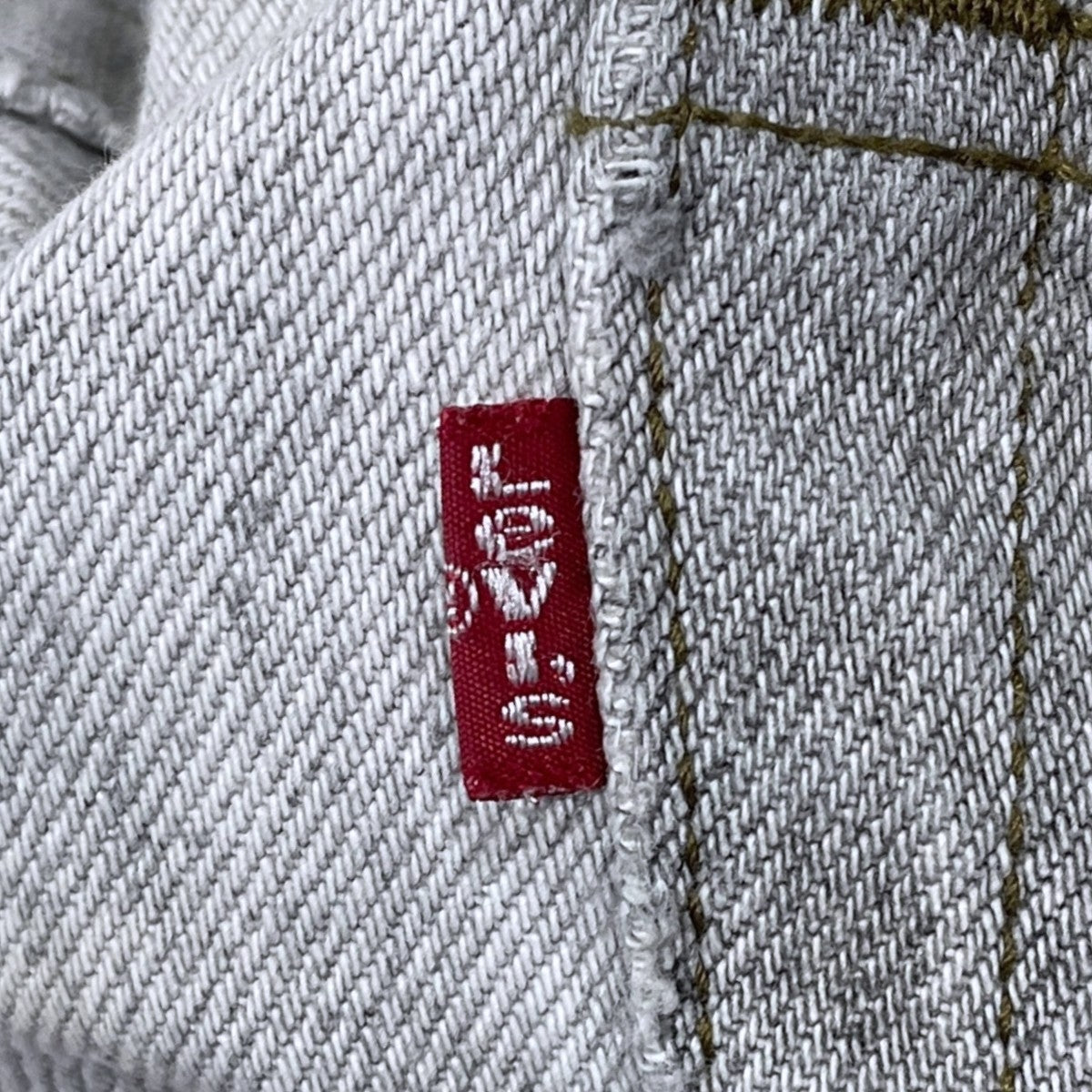 LEVI’S 先染めブラックデニムパンツ 501 MADE IN USA ボタン裏524 501-0658 古着・中古-5枚目のアイテム画像