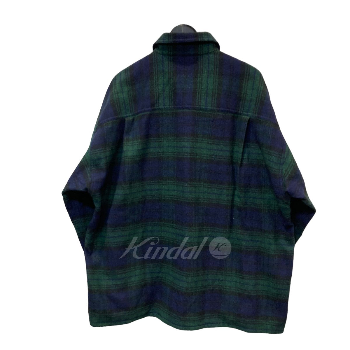 DESCENDANT(ディセンダント) 20AW「VANNIG CHECK LS SHIRT」ウールチェックシャツ