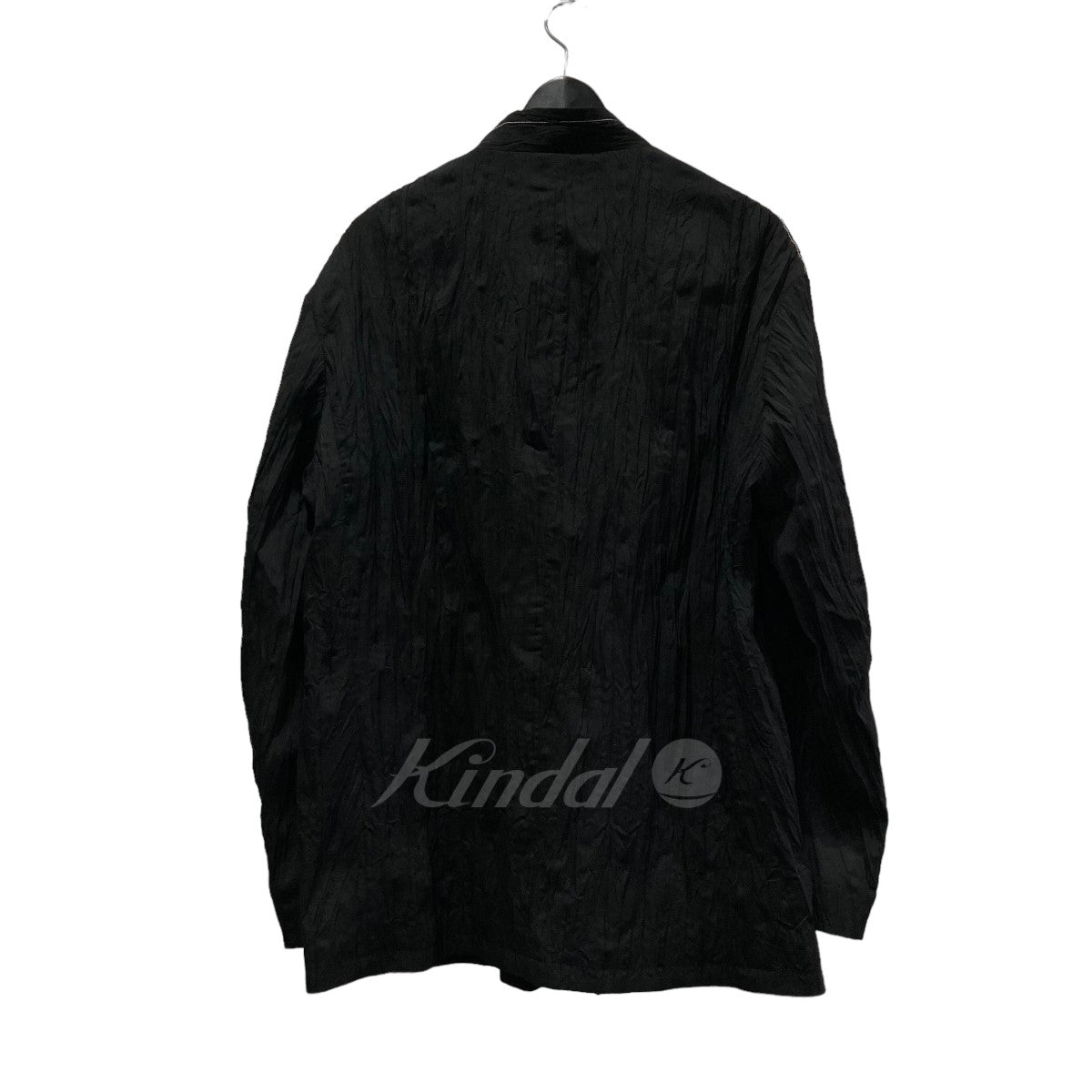 Ujoh(ウジョー) 23SS「STAND COLLAR 4POCKET JACKET」シワ加工ジャケット M761-J52-103 ブラック サイズ  2｜【公式】カインドオルオンライン ブランド古着・中古通販【kindal】