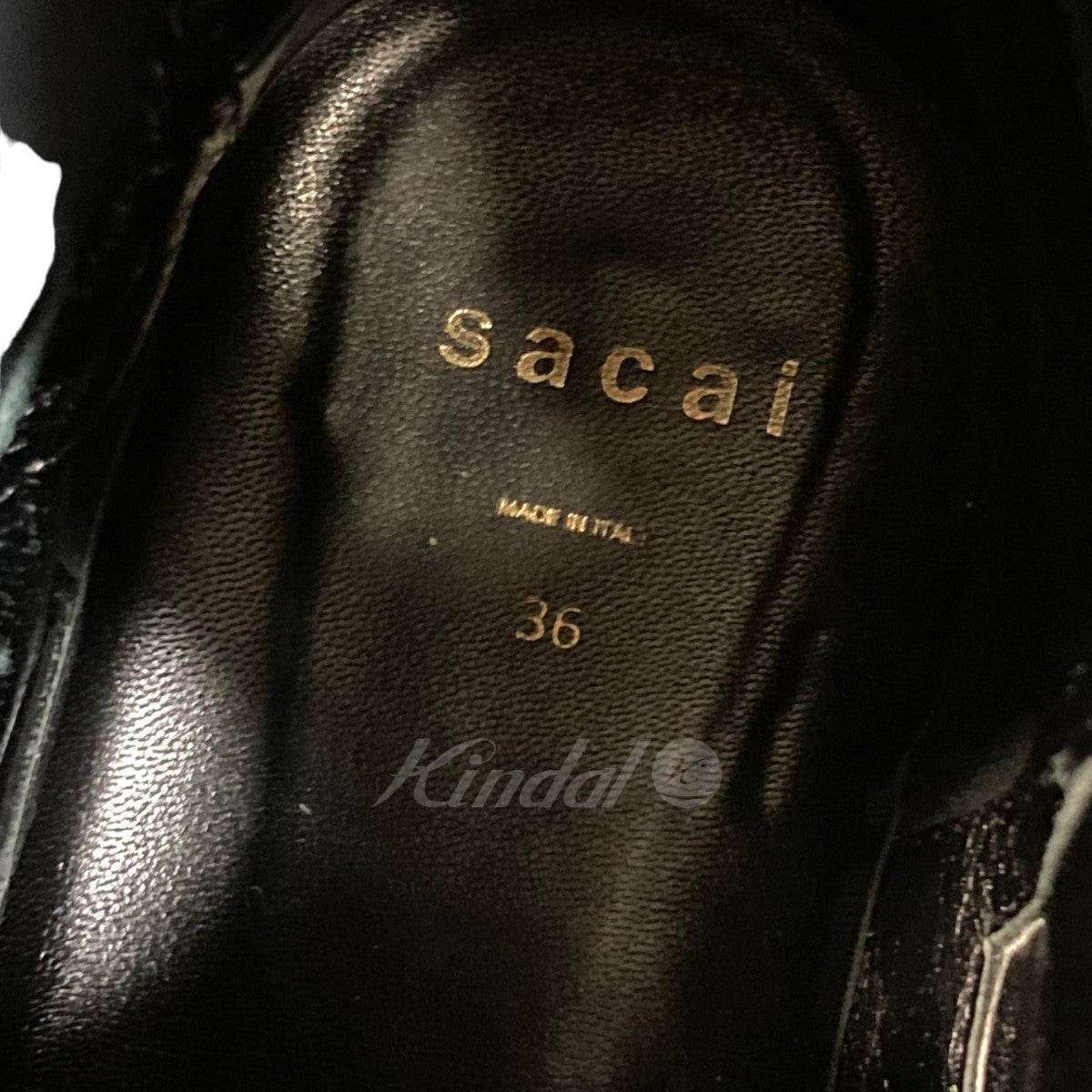 sacai(サカイ) 「Wingtip Engineer Sock Boots」ウイングチッププラットフォームブーツ