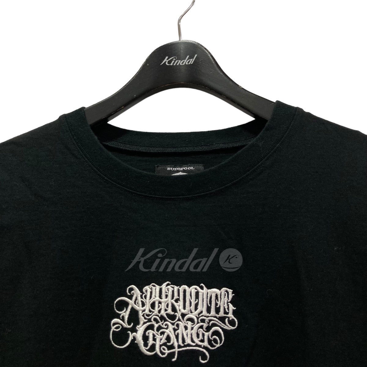 BUDSPOOL×GAKKIN×APHRODITE GANG ロゴ刺繍Tシャツ ブラック サイズ XXL｜【公式】カインドオルオンライン  ブランド古着・中古通販【kindal】