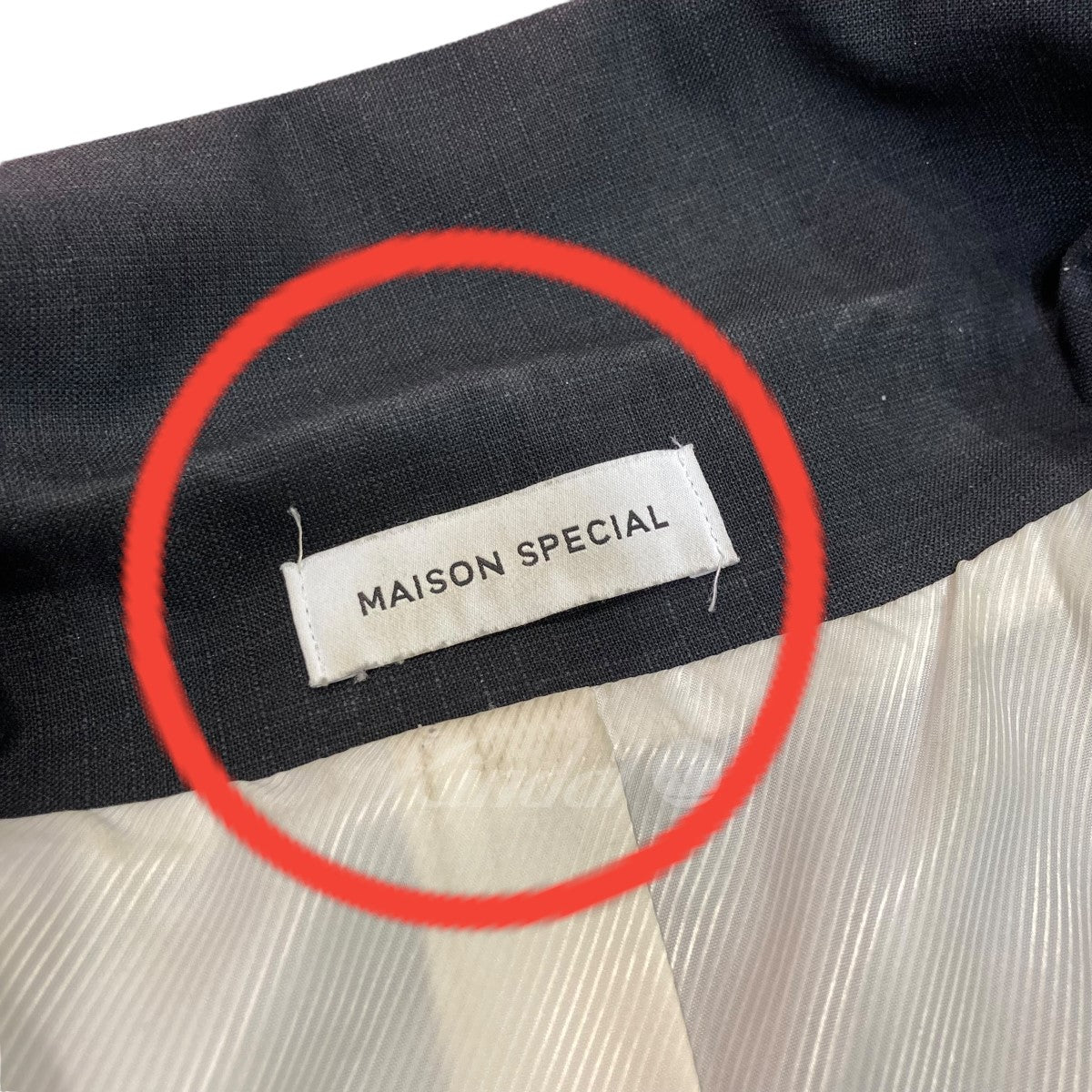 MAISON SPECIAL(メゾン スペシャル) ハーフスリーブクロップドジャケット 21231115302 21231115302 グレー サイズ  S