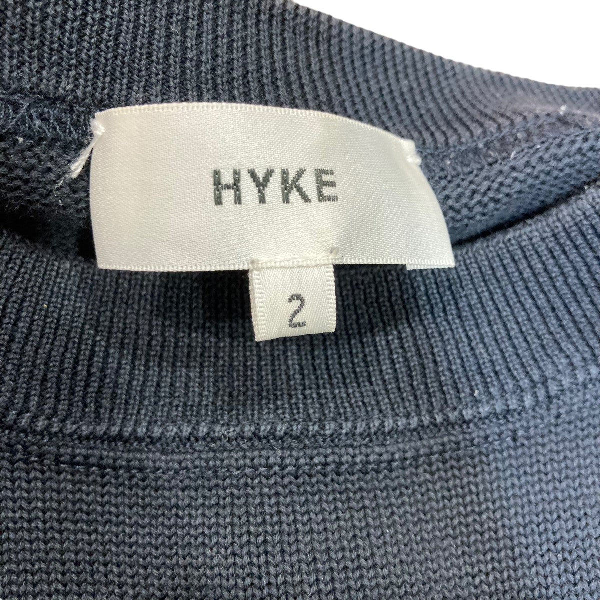 HYKE(ハイク) コットンフレンチスリーブニット161-11058 161-11058 