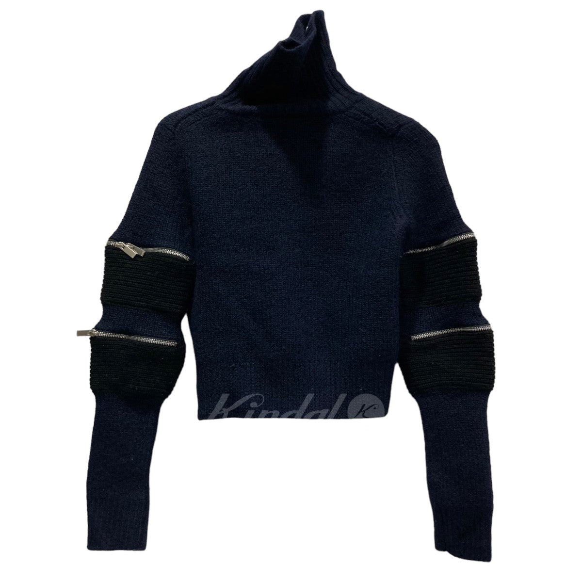 20AW ｢Wool Zip Sleeve Turtleneck｣タートルネックニット
