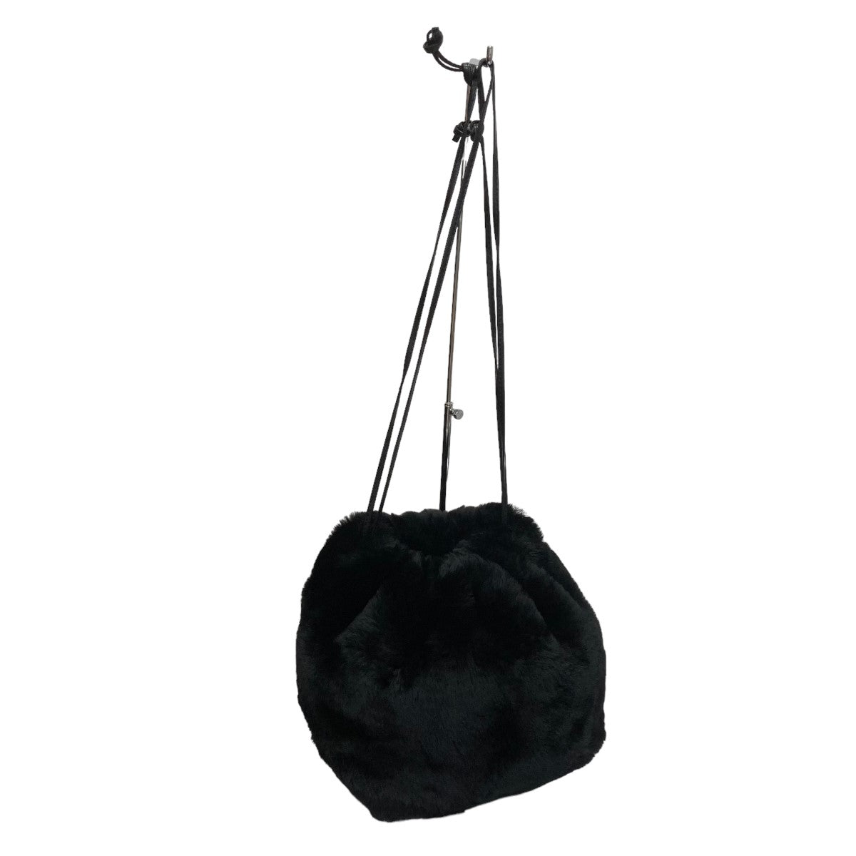 BLAMINK(ブラミンク) ファー巾着ポーチ ブラック｜【公式】カインド